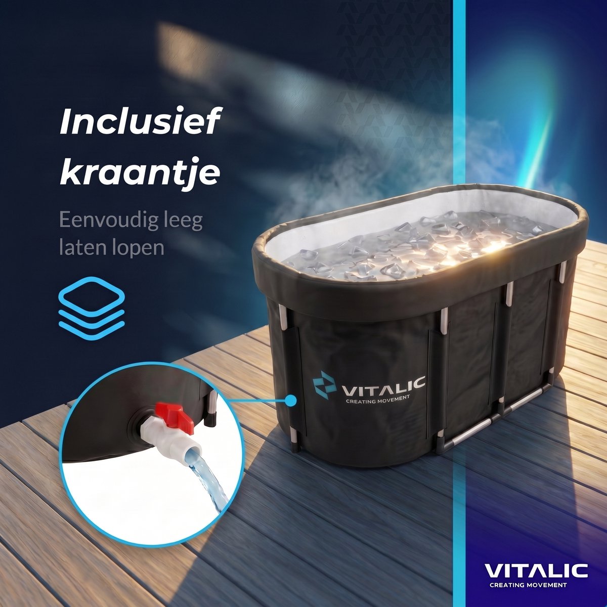 XL ijsbad 115 cm - Vitalic - Vitalic