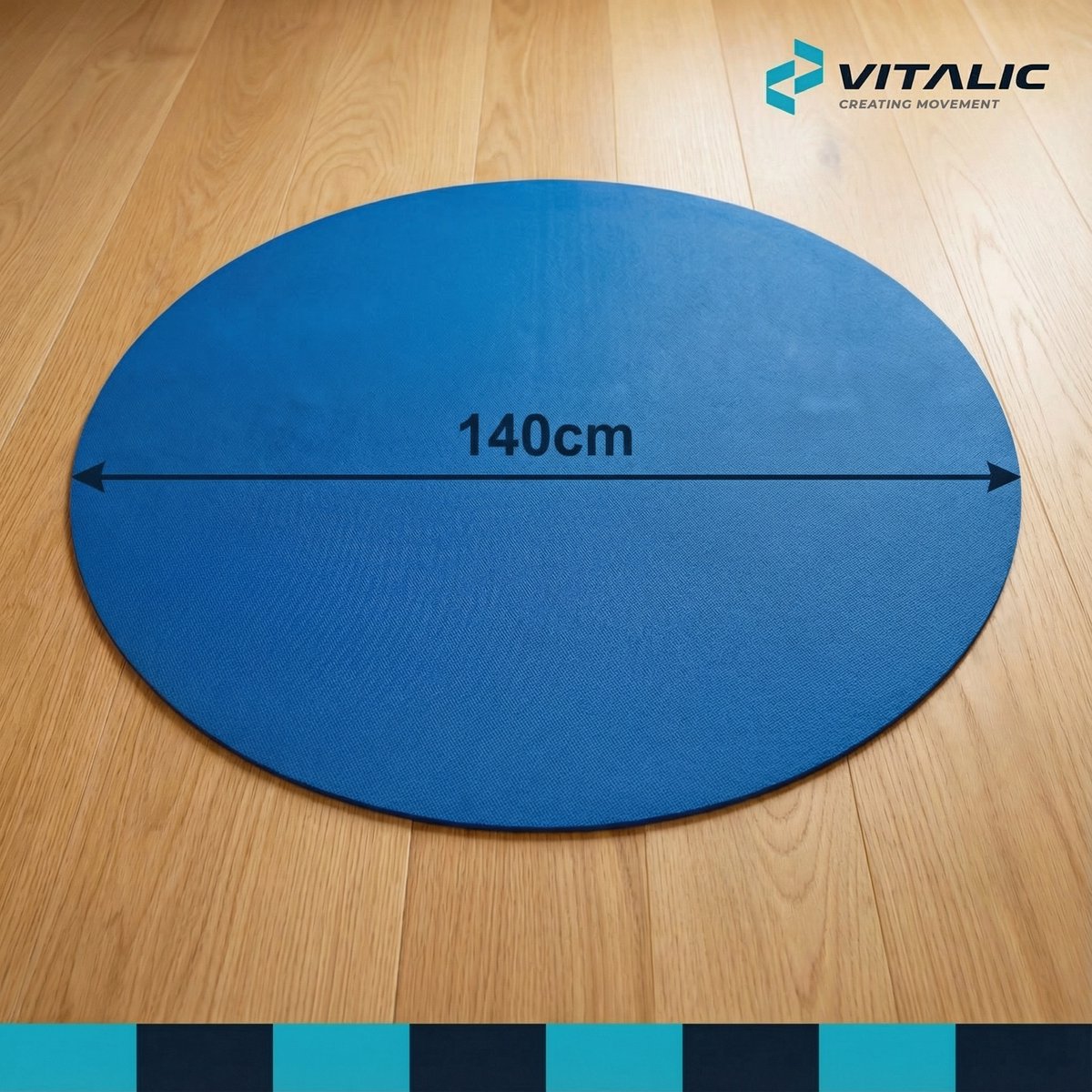 Ronde sport- en fitness mat - Vitalic - Vitalic