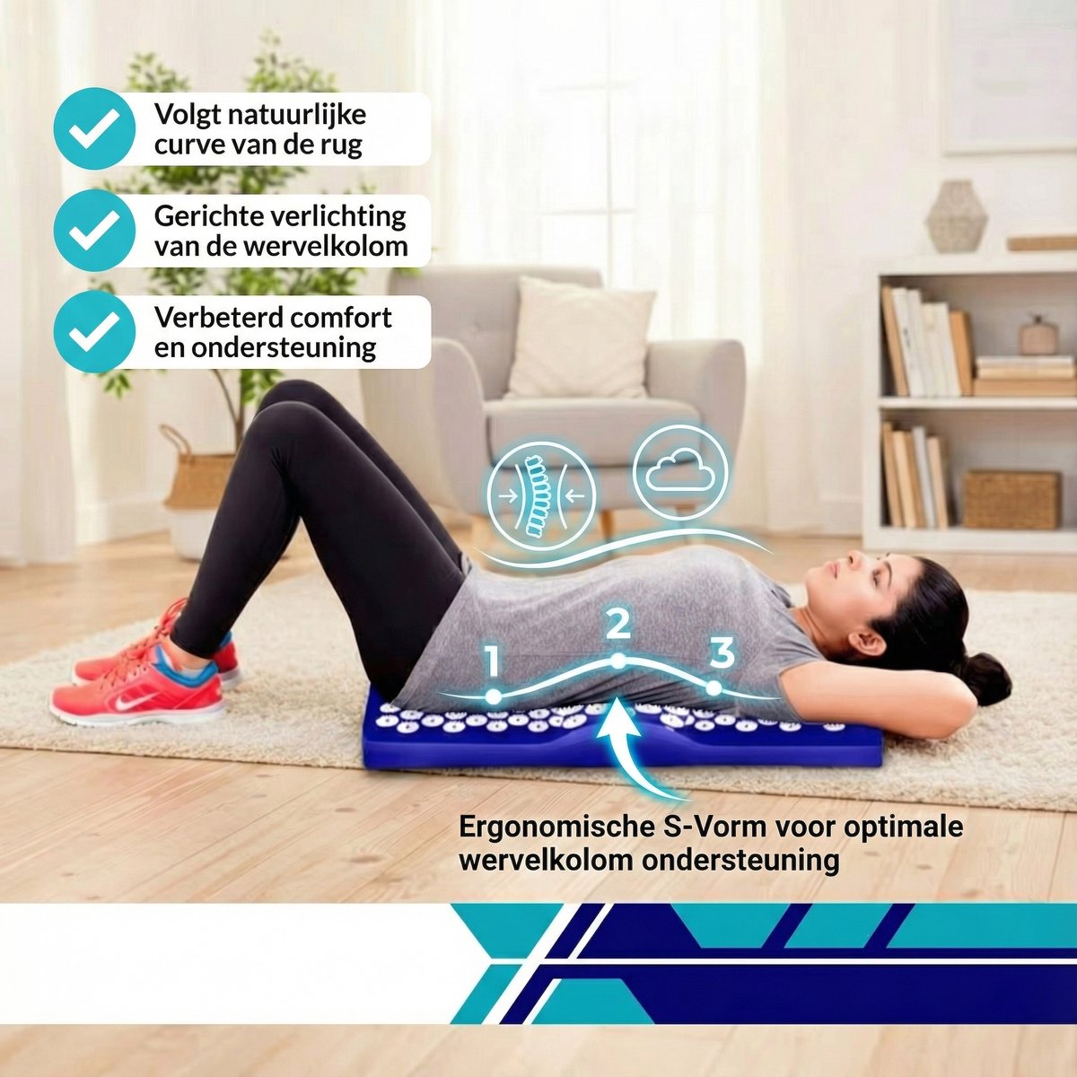 Spijkermat met Massage bal - Vitalic - Vitalic