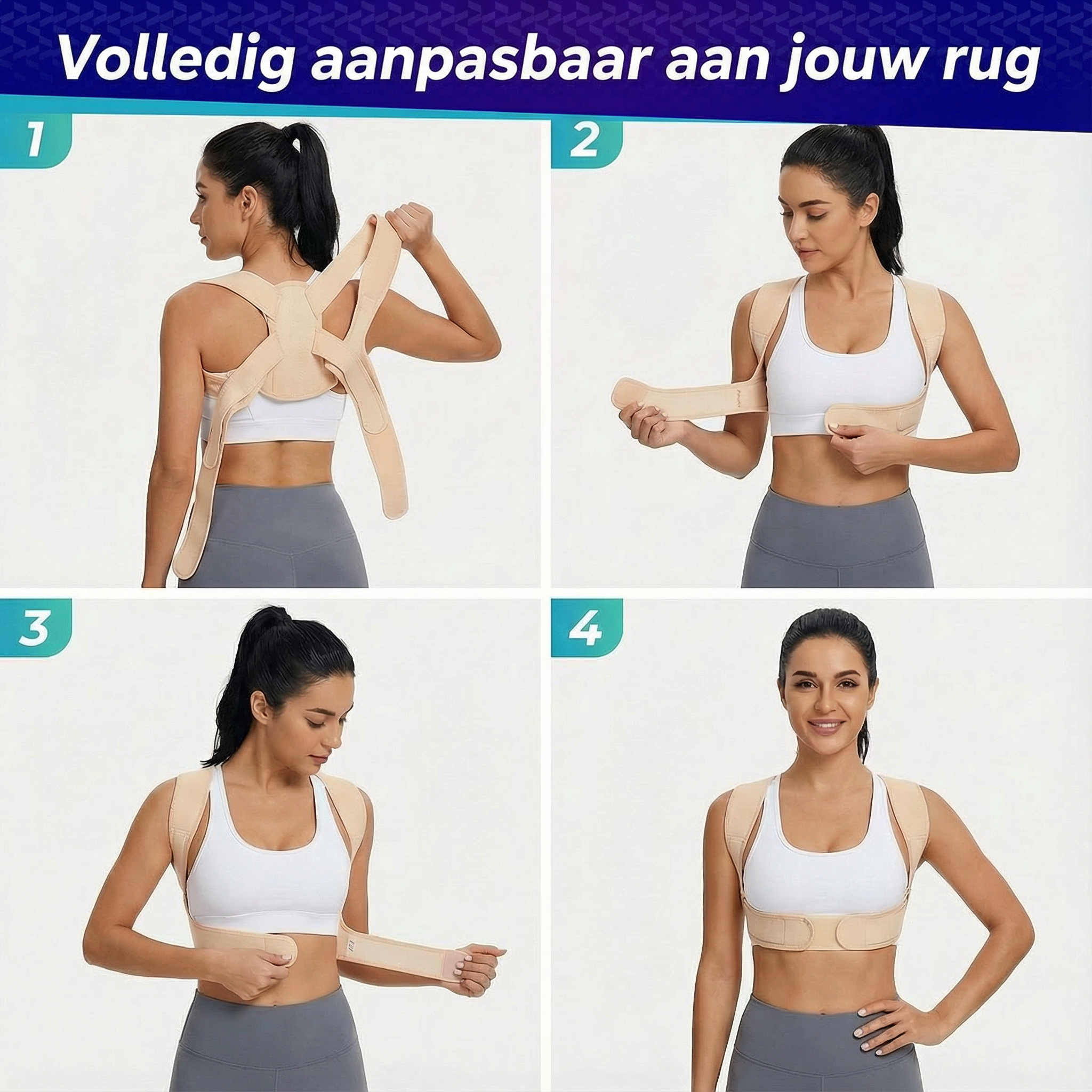 Postuur corrector rugbrace - Vitalic - Vitalic