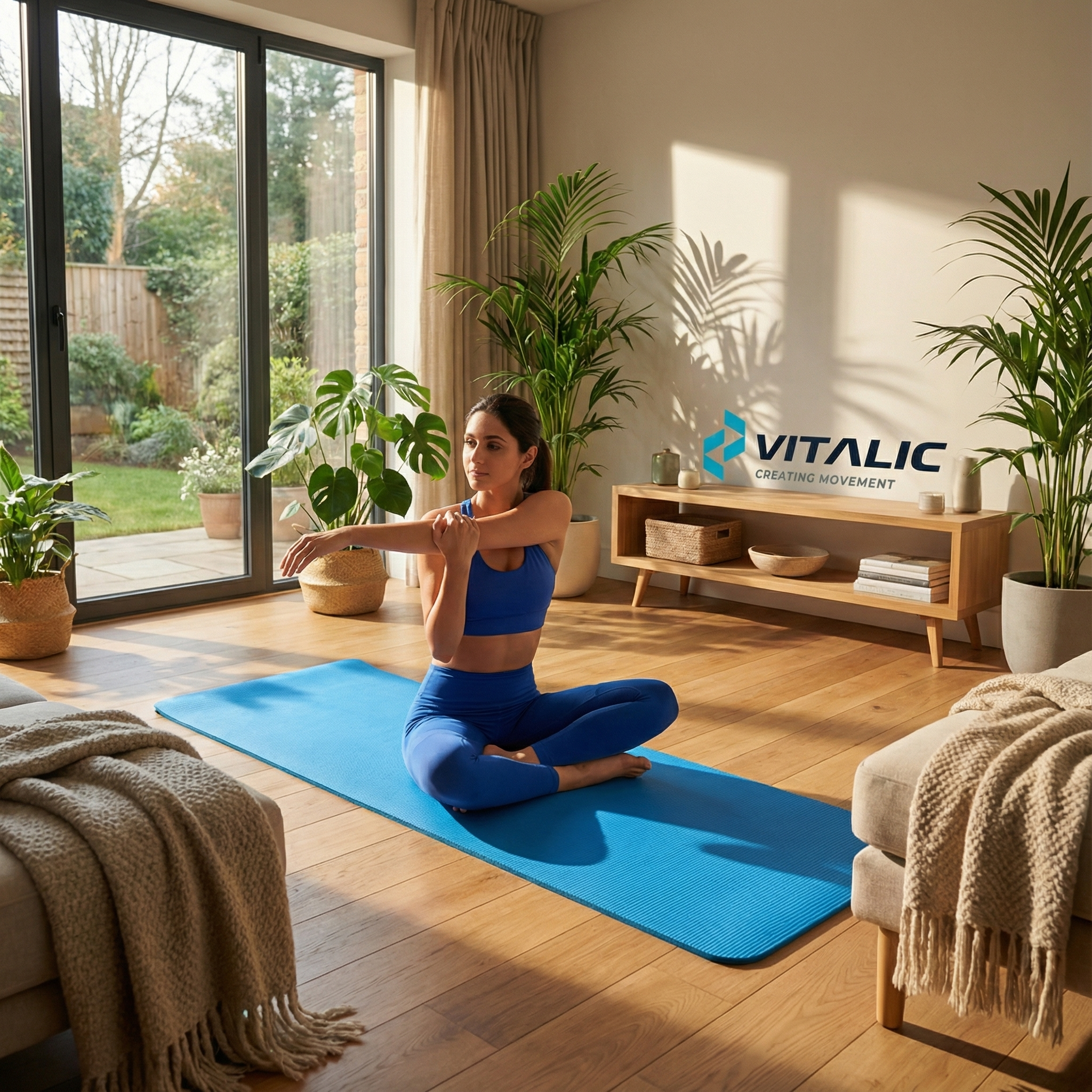 Fitness mat (6mm) - Vitalic - Vitalic