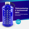 Waterfles met isolerende hoes (2.2L) - Vitalic - Vitalic