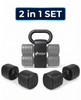 2-in-1 Dumbbell & Kettlebell Set | Vitalic - Vitalic