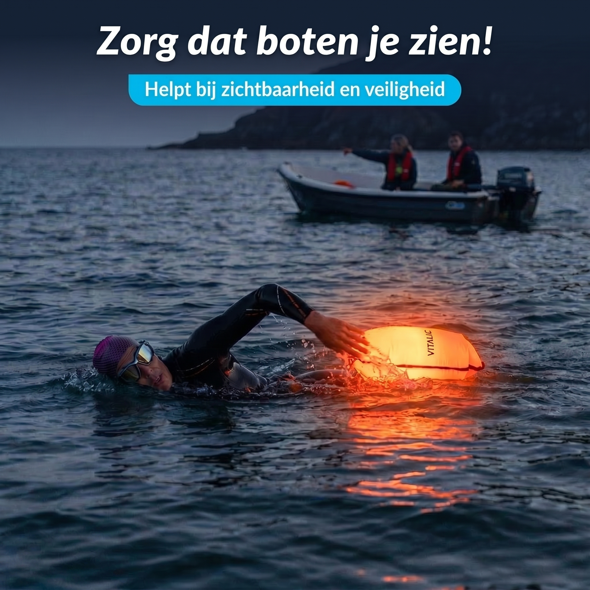 Zwemboei met lichtje - Vitalic - Vitalic