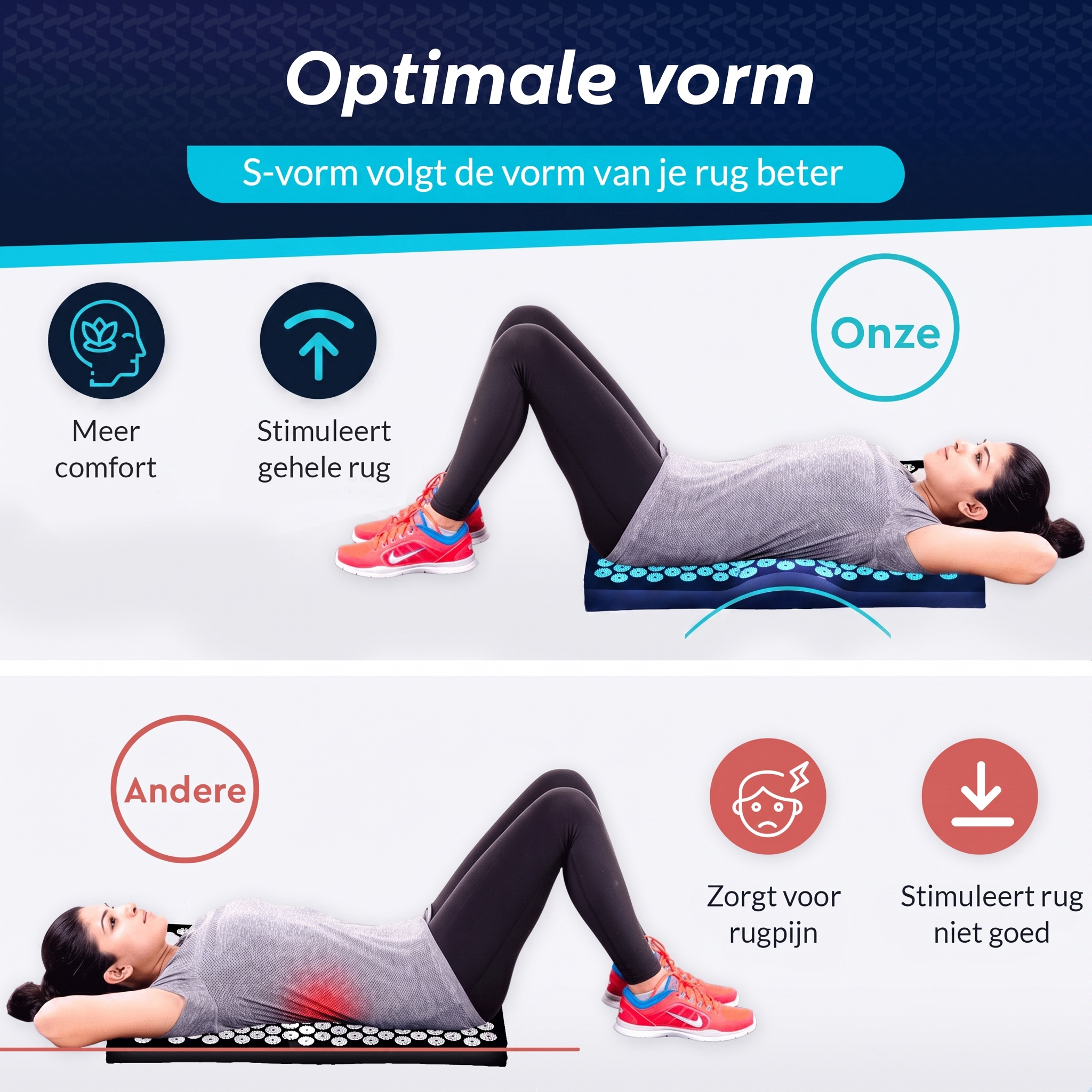 Spijkermat met Massage bal - Vitalic - Vitalic